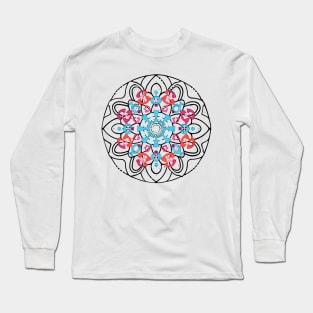 mandala Clamber drawingmandala Skip Craft Long Sleeve T-Shirt